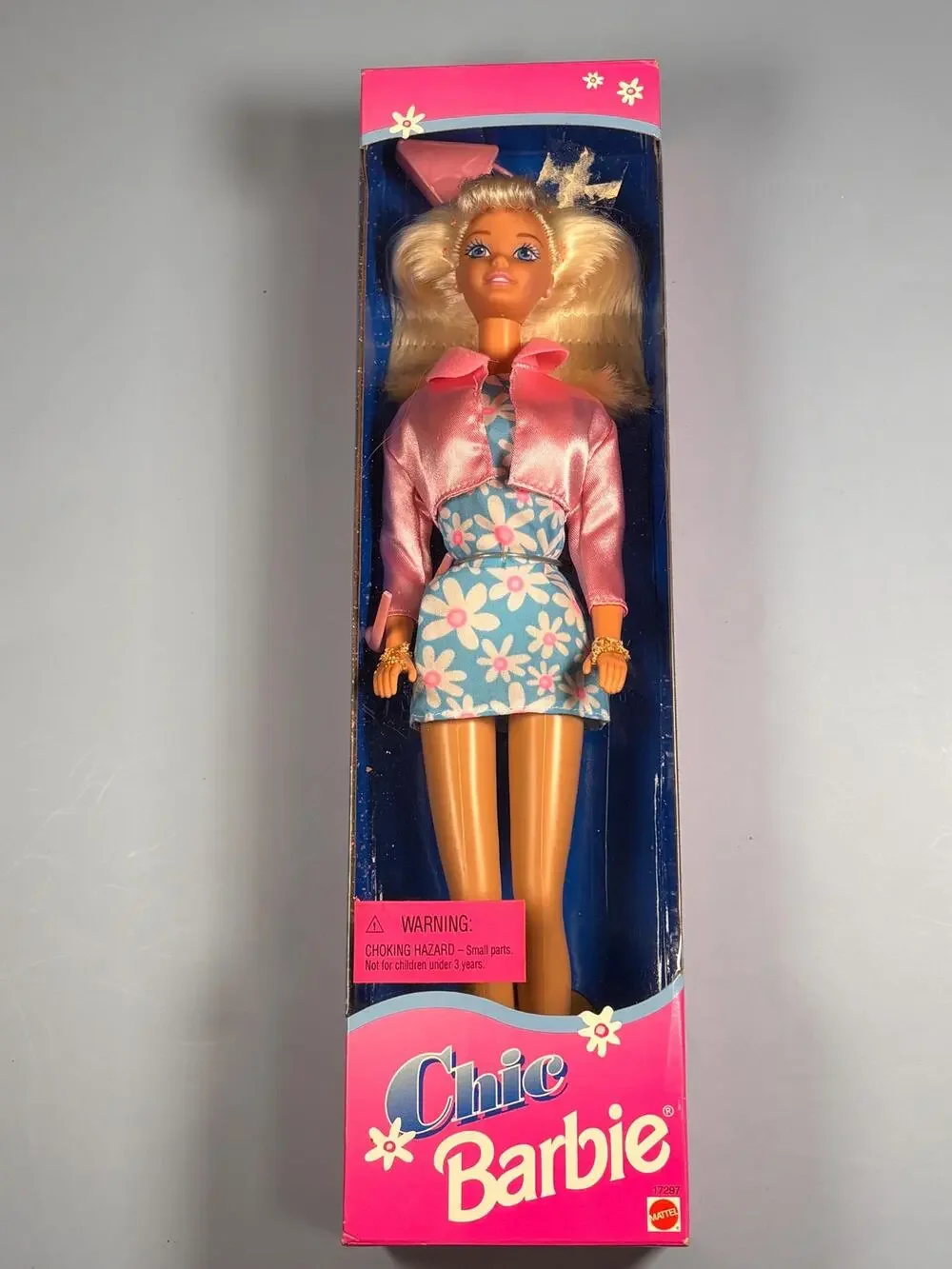 Mattel Vintage 1996 Blonde Chic Barbie Doll In Box With Accessories - 17297